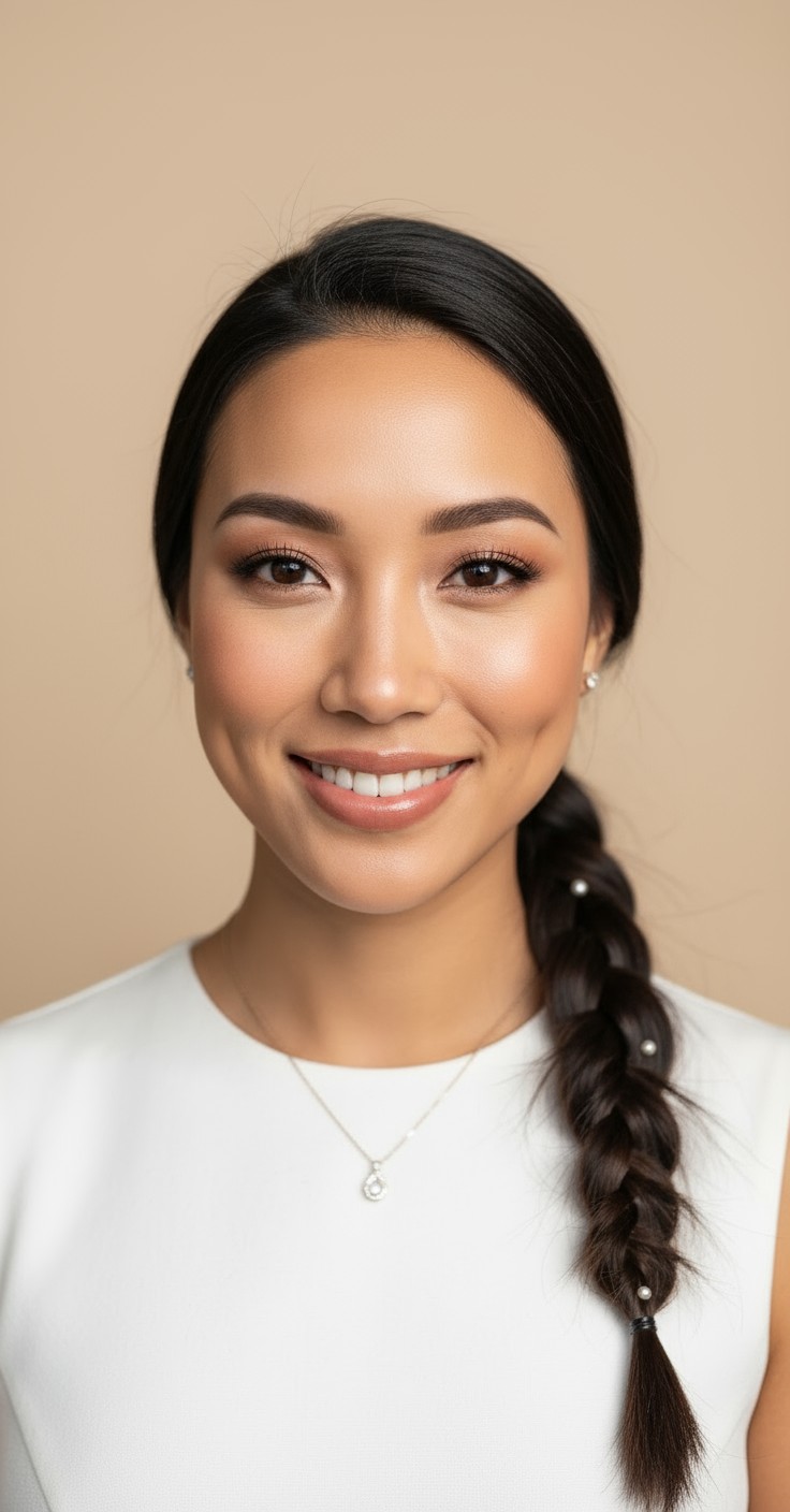 After French Braid For Wedding